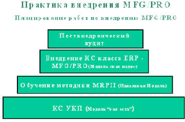 Практика внедрения MFG/PRO